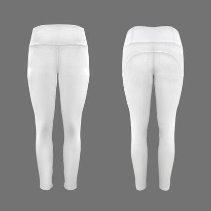 Rebel Motion High Waist Pocket Leggings • Arctic White