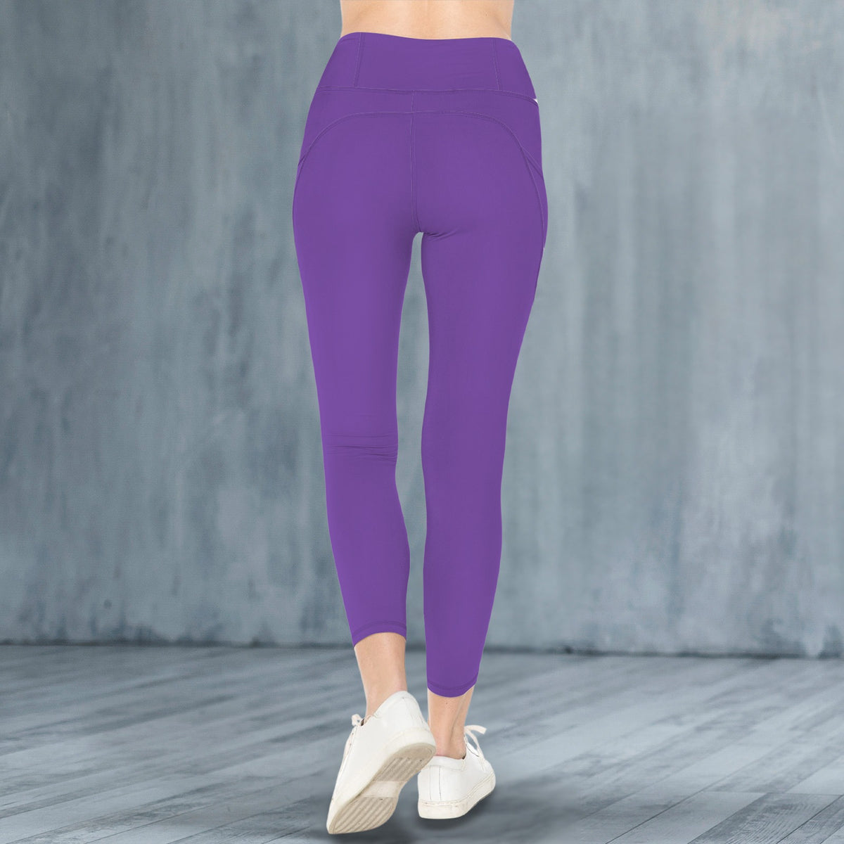 Rebel Motion High Waist Pocket Leggings • Royal Purple